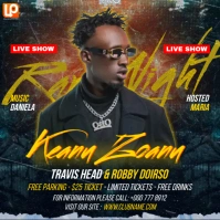 Rap Night Сообщение Instagram template