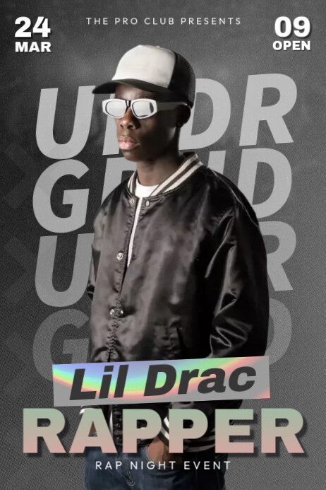 Rap Night Event Template | PosterMyWall