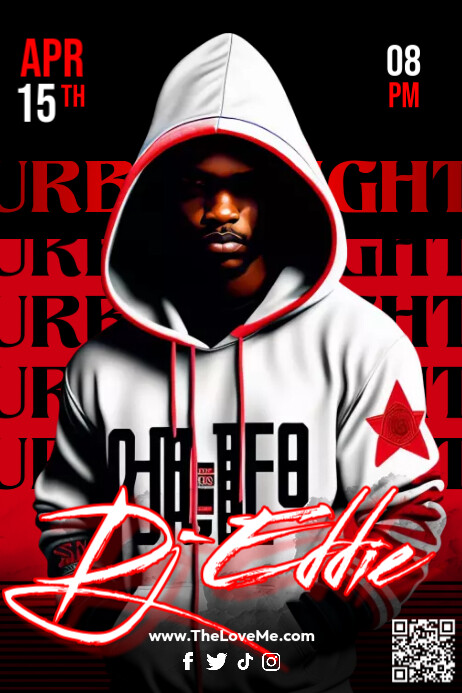 Promo Poster Rappers Plantilla de Rap Night Poster | PosterMyWall