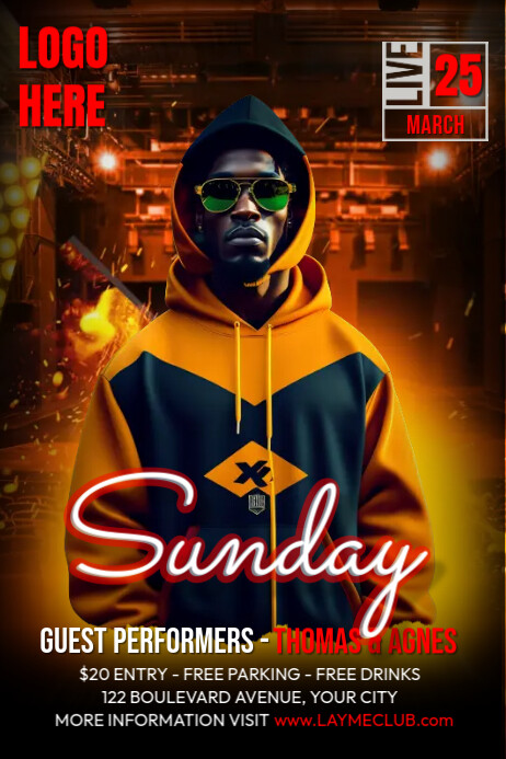 Rap Poster Template | PosterMyWall