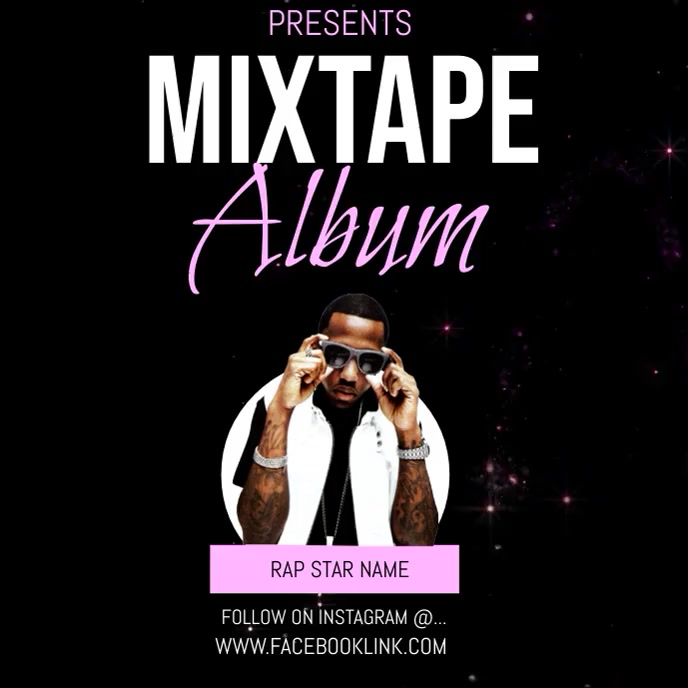 Simple Design Rapper Paper RAP RAPPER RAPPING HIP HOP POP Template | PosterMyWall