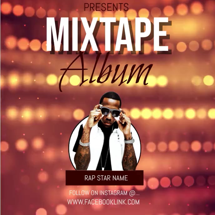 RAP RAPPER RAPPING HIP HOP POP Template | PosterMyWall