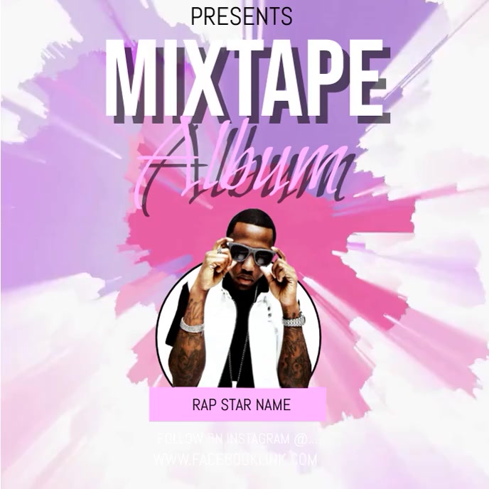 RAP RAPPER RAPPING HIP HOP POP Template | PosterMyWall