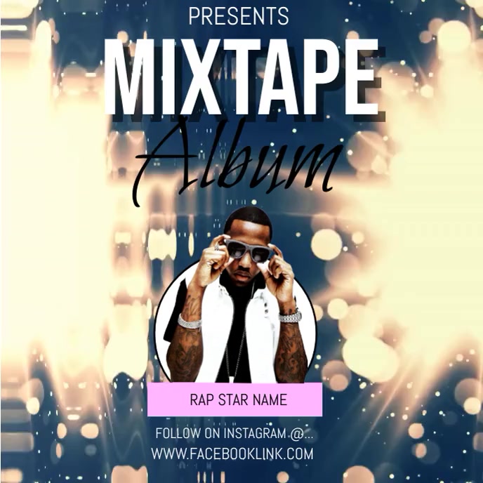 RAP RAPPER RAPPING HIP HOP POP Template | PosterMyWall