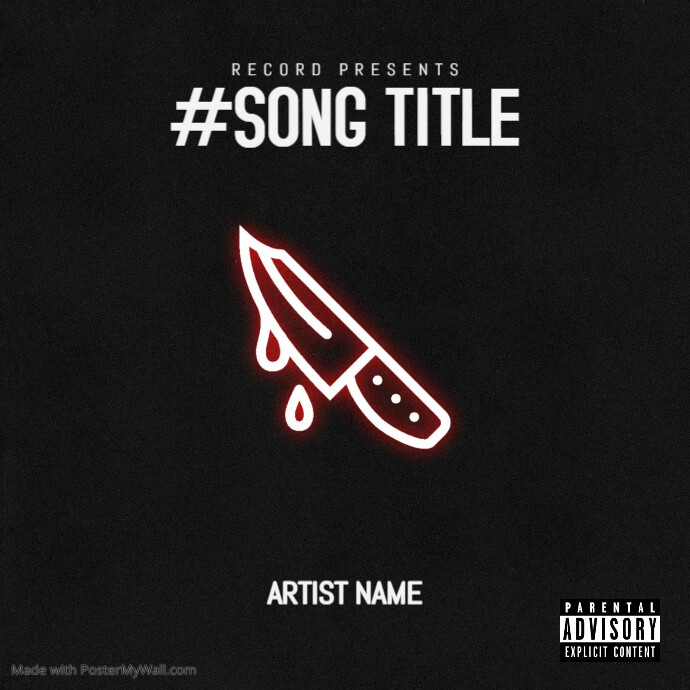 Rap Hip-Hop Trap R&B Mixtape Single Song EP Cover - Knife Party ...