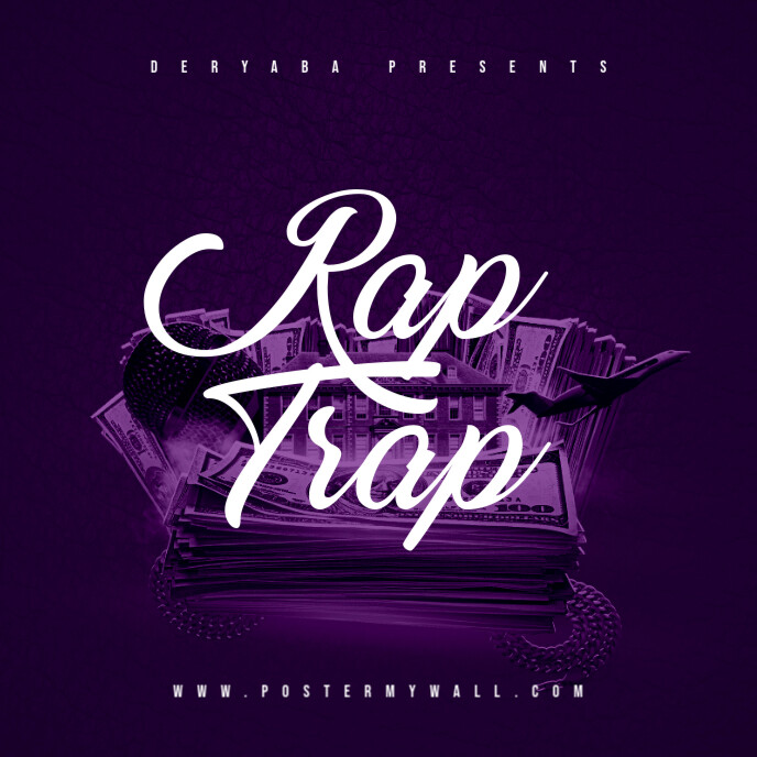 Rap Trap Mixtape Cover Art Template PosterMyWall