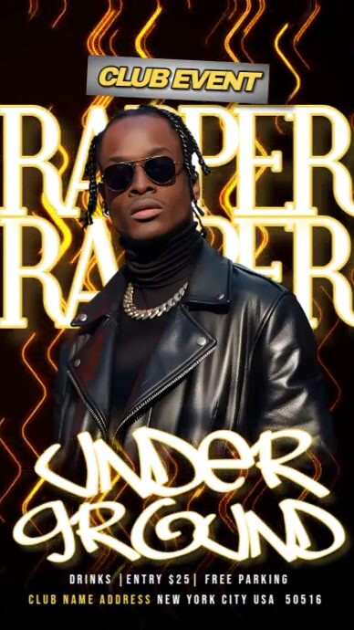 Rap Underground Template | PosterMyWall