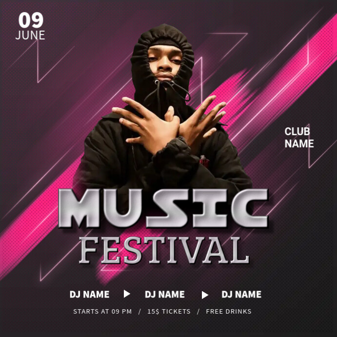Rapper Template PosterMyWall