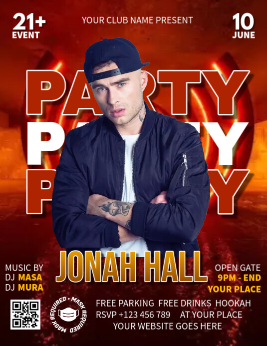 Rapper Party Poster Template | PosterMyWall