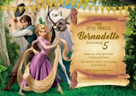 Rapunzel Birthday Invitation Template | PosterMyWall