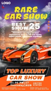 Rare Car Show Historia de Instagram template