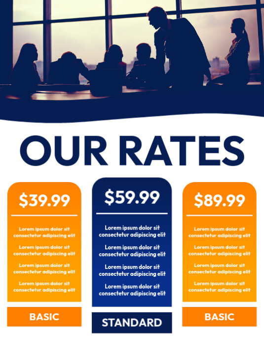 rate card template | PosterMyWall