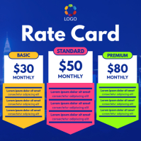 Image 3 for Advertising Rate Card Template