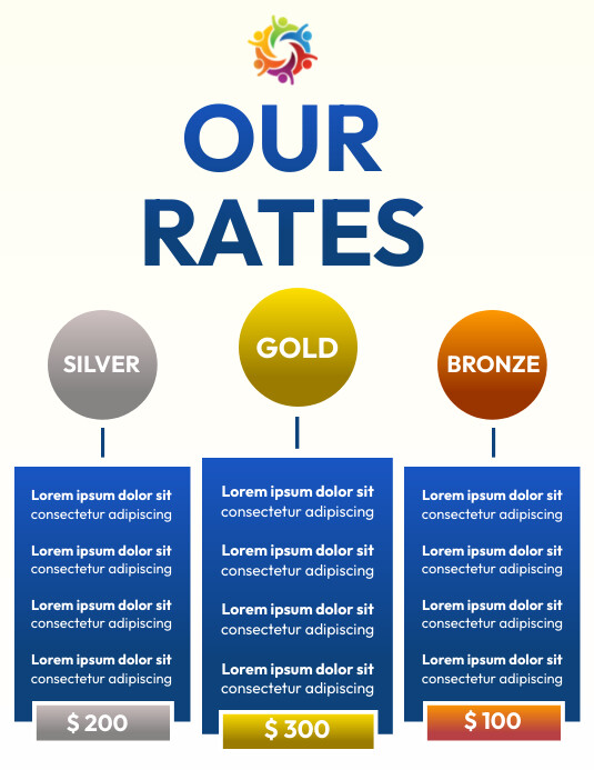 rate card template | PosterMyWall