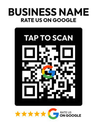 Rate Us On Google Ulotka (US Letter) template