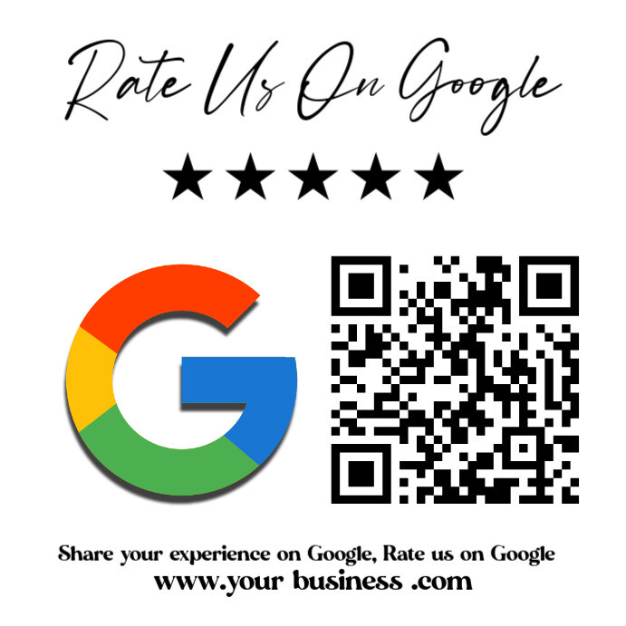 Rate Us On Google Template | PosterMyWall