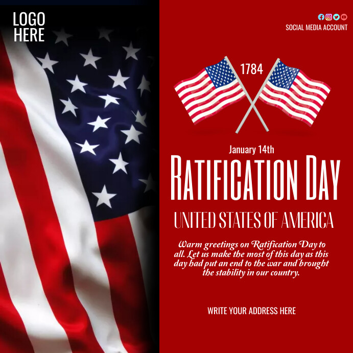 ratification day Template | PosterMyWall