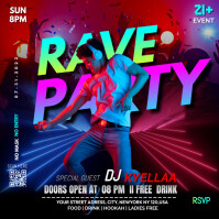 Rave Party Template | PosterMyWall