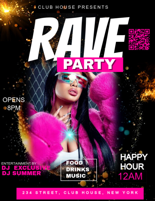 Copy of Rave party | PosterMyWall