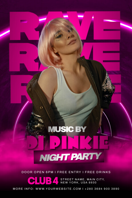 Rave Party Template | PosterMyWall