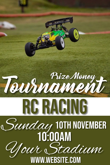 Rc Racing Flyers Rc Racing Template | PosterMyWall