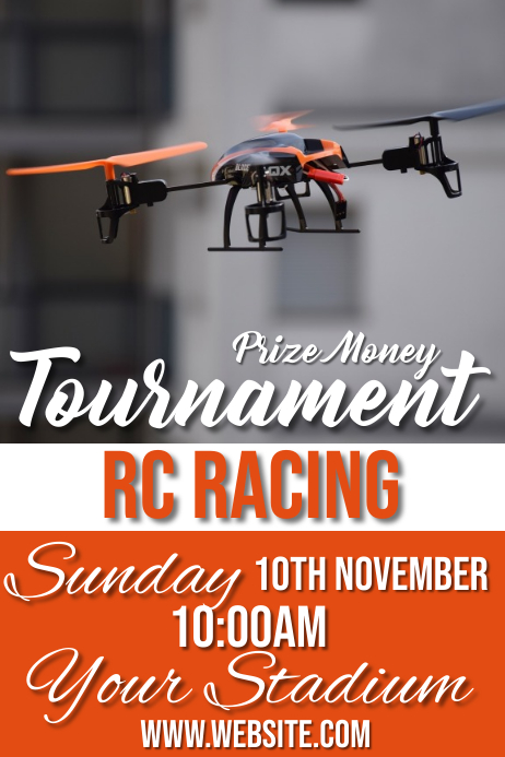 Rc Racing Flyers Rc Racing Template | PosterMyWall