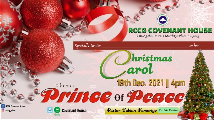 Cover Program For Rccg Convention Design RCCG Covenant house Template | PosterMyWall