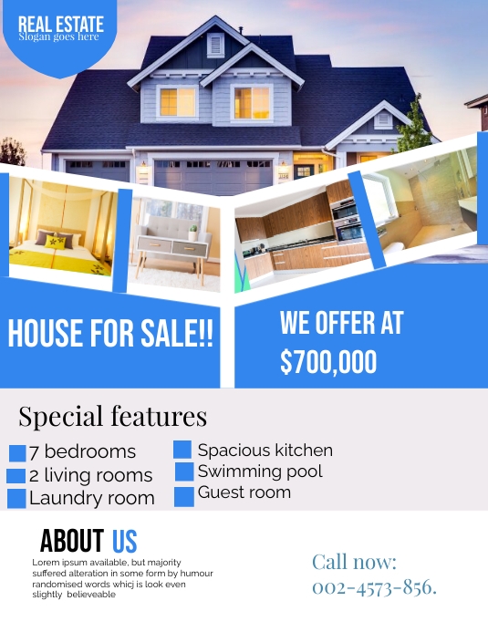 Re Flyer (US Letter) template
