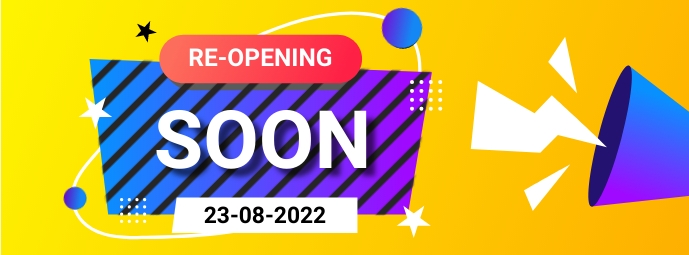 Re Opening Soon Template Postermywall Coming Soon Template Design 2022