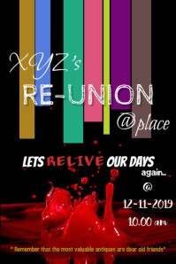 210 Reunion Flyer Customizable Design Templates Postermywall
