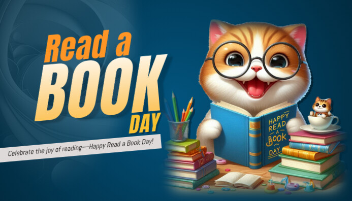 Read a book Blog Header template