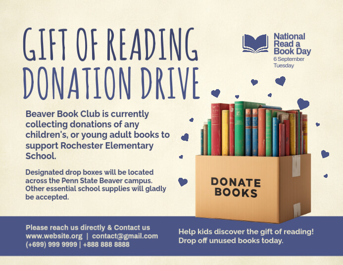 Book Drive Icon Book Drive Template