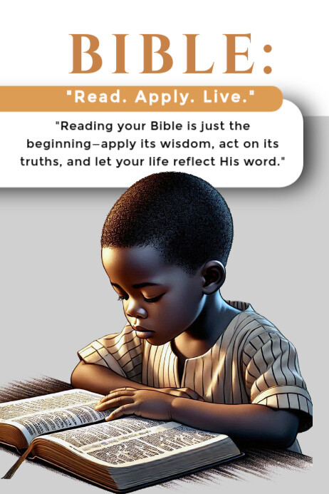 Copy of Read bible | PosterMyWall