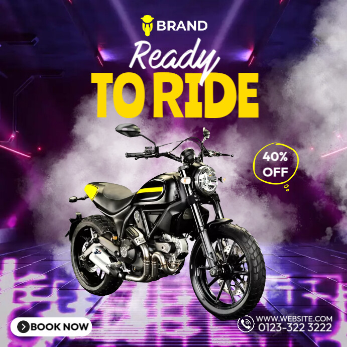 Copy of Ready To Ride Bike Sale | PosterMyWall