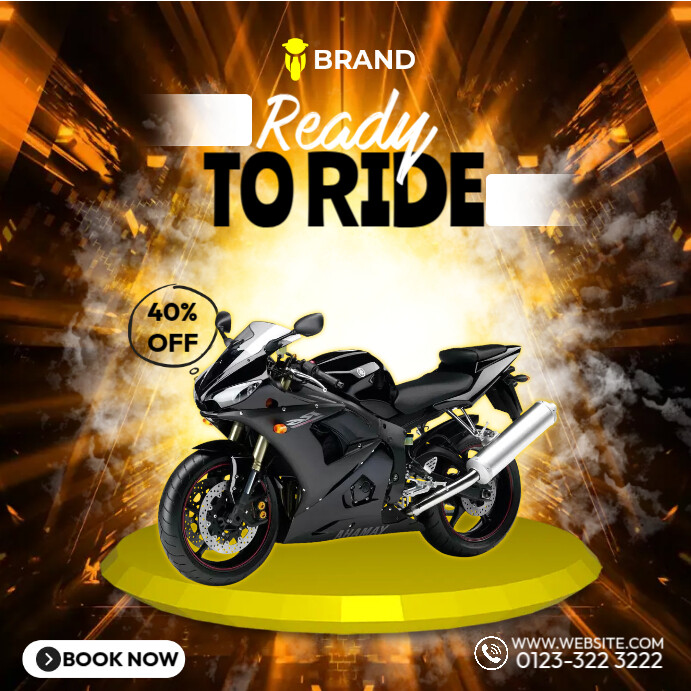 Ready To Ride Template | PosterMyWall