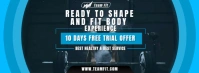 Ready To Shape And Fit Body Facebook Cover Photo template