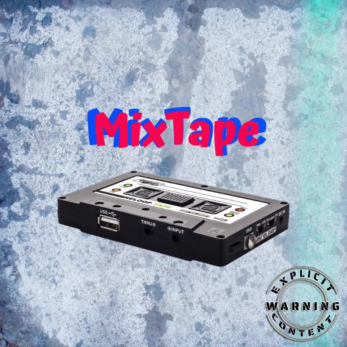 Real Design Trap Mixtape/Album Cover Art Instagram Post template