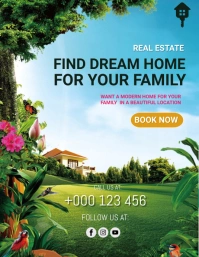 Real estate,corporate Flyer (US Letter) template