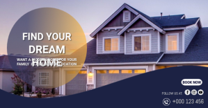 Real estate,corporate Изображение, которым поделились на Facebook template
