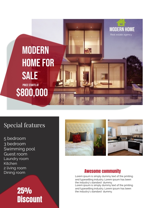 Real estate (1) A4 template