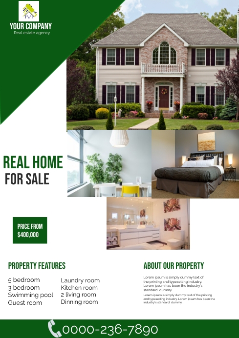 Real estate (2) A4 template