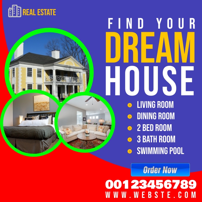 Copy of REAL ESTATE (home for sale) INSTAGRAM POST | PosterMyWall