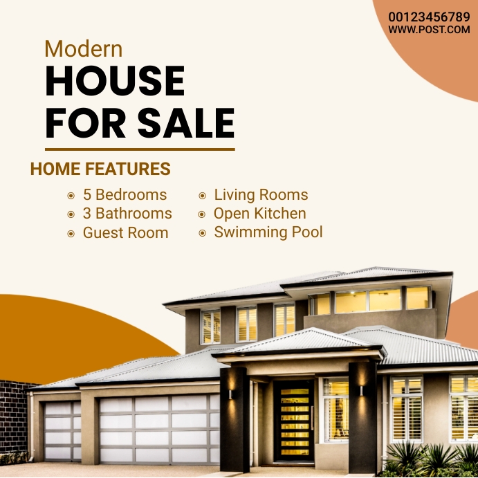 Copy of REAL ESTATE (home for sale) INSTAGRAM POST | PosterMyWall