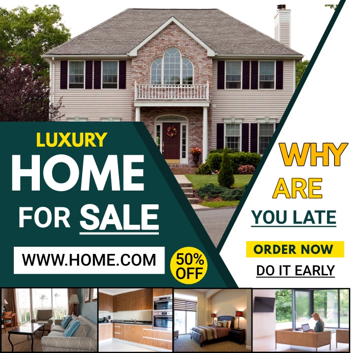 Copy of REAL ESTATE (home for sale) INSTAGRAM POST | PosterMyWall