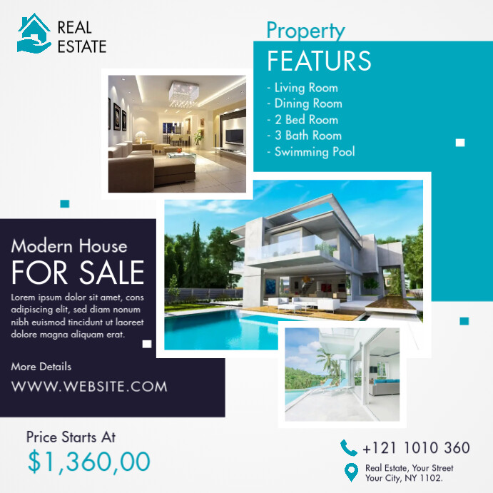 Real Estate Ad Template PosterMyWall