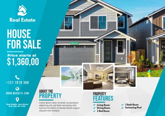 Real Estate Ad A4 template