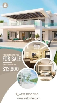 Real Estate Ad История на Instagram template
