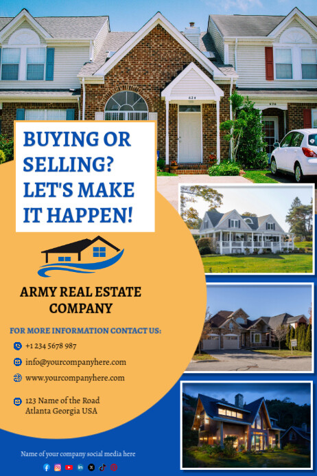 Real Estate Ad Template | PosterMyWall