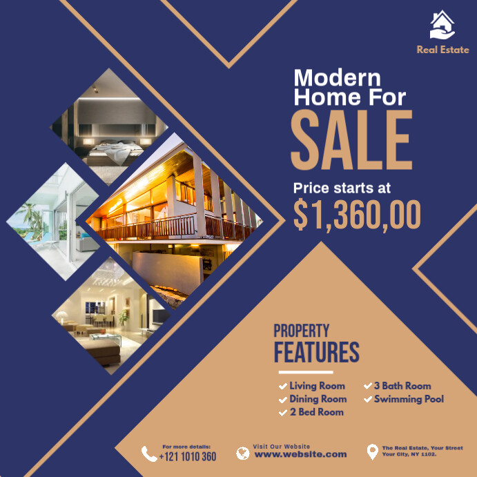 Real Estate Ad Template PosterMyWall