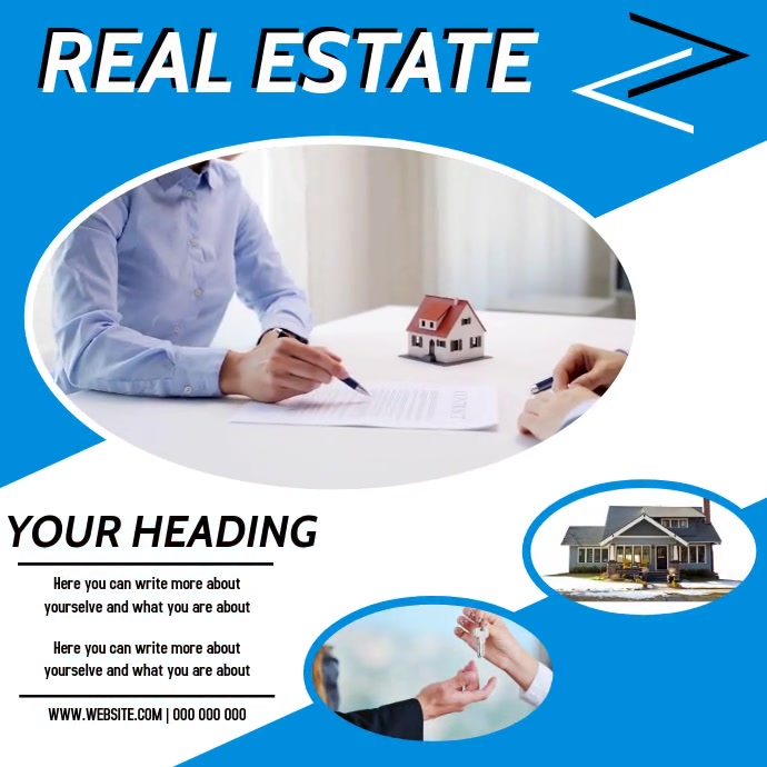Copy of REAL ESTATE AD DIGITAL VIDEO SOCIAL MEDIA | PosterMyWall